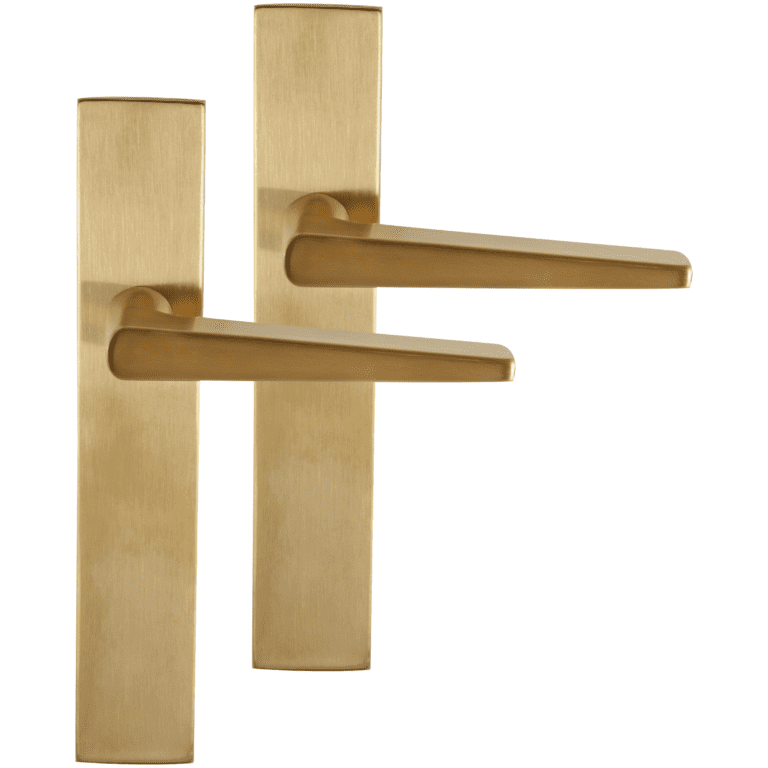 Differnz | Rotterdam deurkruk | vierkant schild | blind | goud