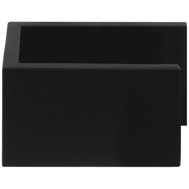 Formani | Voordeurknop BM200V Vast op Rozet | Mat zwart