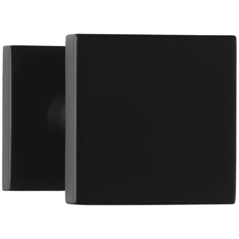 Formani | Voordeurknop BSQ60V Vast op Rozet | Mat zwart