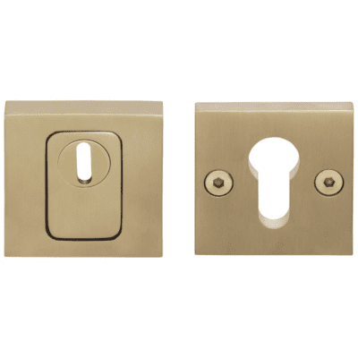 Formani | BSQVEIL-KT | massief veiligheidscilinderrozet met kerntrekbeveiliging | SKG*** | PVD mat goud