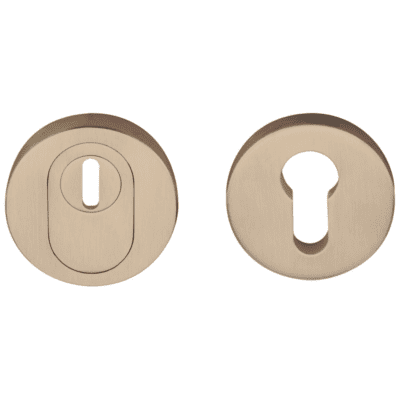 Formani | BVEIL-KT | massief veiligheidscilinderrozet met kerntrekbeveiliging | SKG*** | PVD licht brons