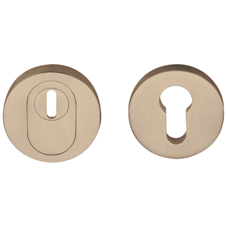 Formani | BVEIL-KT | massief veiligheidscilinderrozet met kerntrekbeveiliging | SKG*** | PVD licht brons