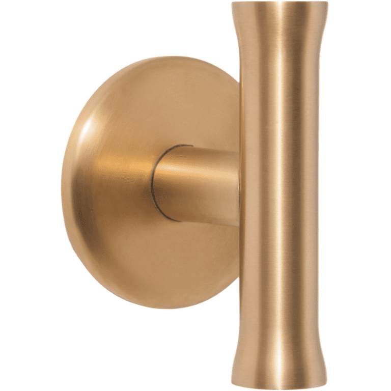 Formani | Voordeurknop EV102V-ZL Vast op Rozet | PVD mat goud