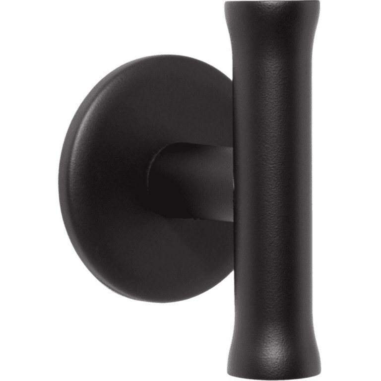 Formani | Voordeurknop EV102V-ZL Vast op Rozet | mat zwart