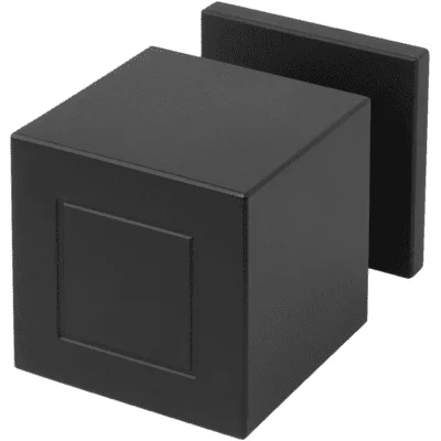 Formani | Voordeurknop JB200V Vast op Rozet | Mat zwart