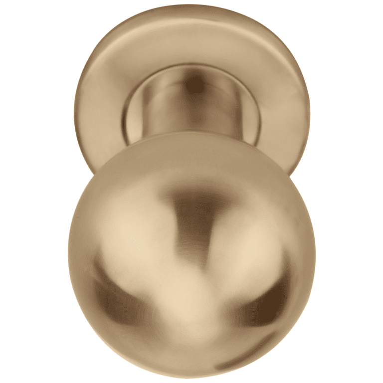 Formani | Voordeurknop LB501 Vast op Rozet | PVD licht brons