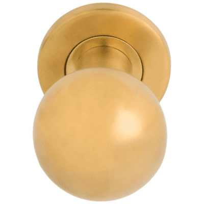 Formani | Voordeurknop LB501 Vast op Rozet | PVD mat goud