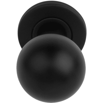 Formani | Voordeurknop LB501 Vast op Rozet | Mat zwart