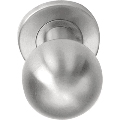 Formani | Voordeurknop LB501 Vast op Rozet | RVS