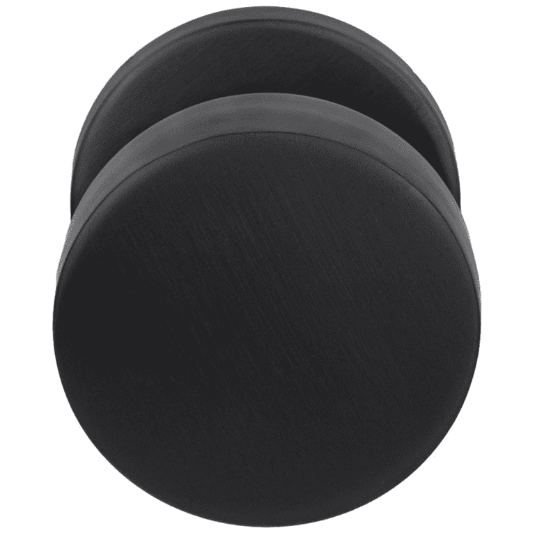 Formani | Voordeurknop LB503V Vast op Rozet | Mat zwart