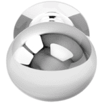 Formani | Voordeurknop LB65V Vast op Rozet | RVS gepolijst