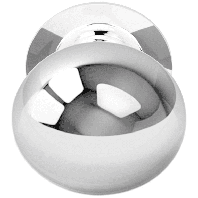 Formani | Voordeurknop LB65V Vast op Rozet | RVS gepolijst