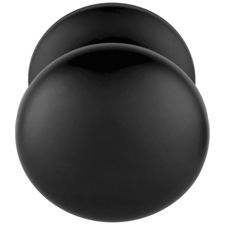 Formani | Voordeurknop LB65V Vast op Rozet | Mat zwart