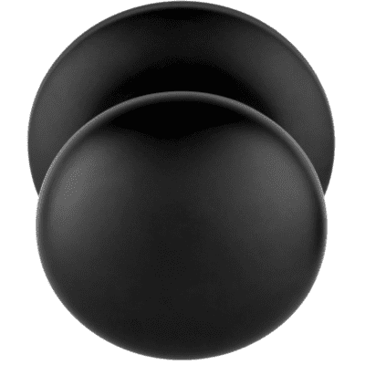 Formani | Voordeurknop LB80V Vast op Rozet | Mat zwart