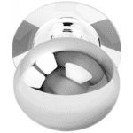 Formani | Voordeurknop LB80V Vast op Rozet | RVS gepolijst