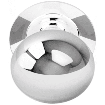 Formani | Voordeurknop LB80V Vast op Rozet | RVS gepolijst