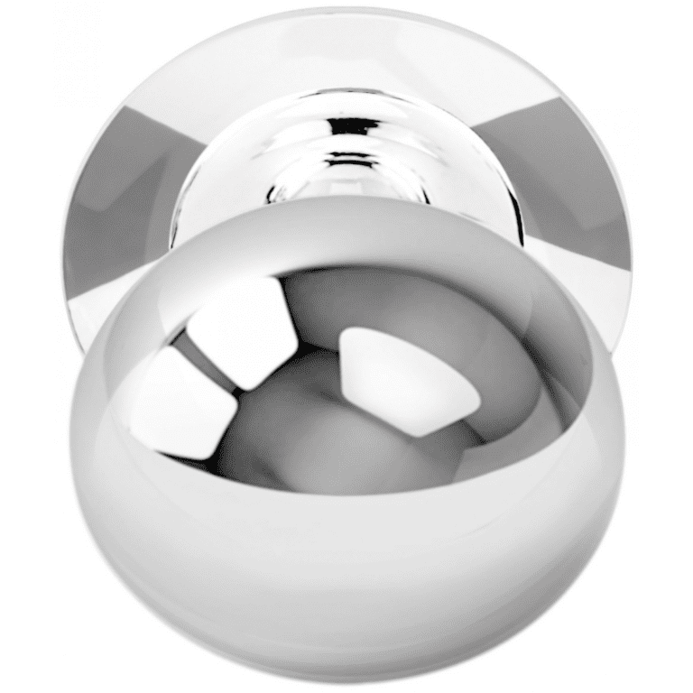 Formani | Voordeurknop LB80V Vast op Rozet | RVS gepolijst