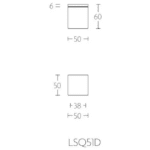 Formani | Voordeurknop LSQ51D Vast op Rozet | RVS