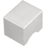 Formani | Voordeurknop LSQ51V Vast op Rozet | RVS