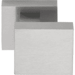 Formani | Voordeurknop LSQ60V Vast op Rozet | PVD mat nikkel