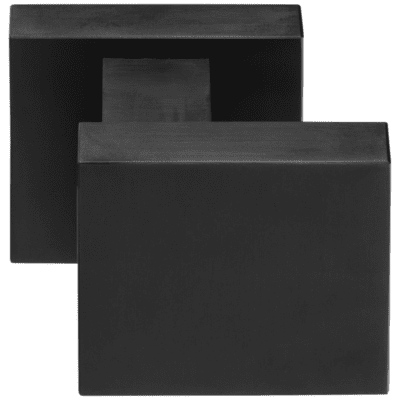 Formani | Voordeurknop LSQ60V Vast op Rozet | mat zwart