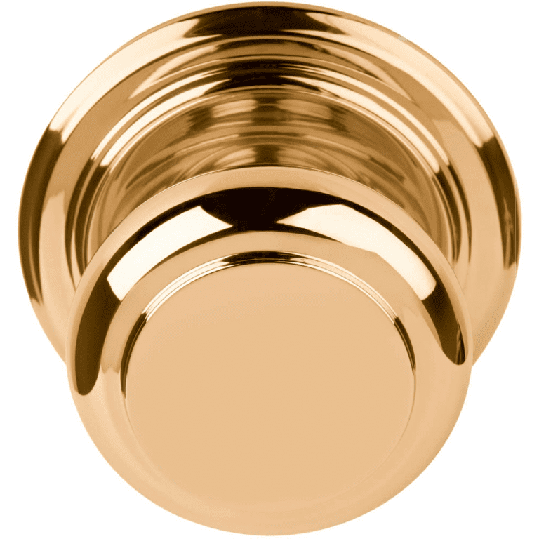 Formani | Voordeurknop LZ201V Vast op Rozet | Messing ongelakt