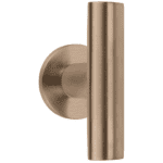 Formani | Voordeurknop PBI200V Vast op Rozet | PVD licht brons
