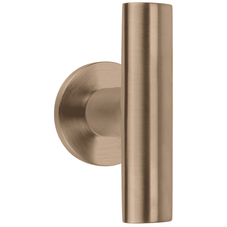 Formani | Voordeurknop PBI200V Vast op Rozet | PVD licht brons
