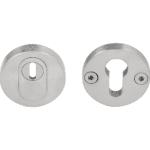 Formani | PBVEIL | massief veiligheidscilinderrozet met kerntrekbeveiliging | SKG*** | Mat Roestvast Staal