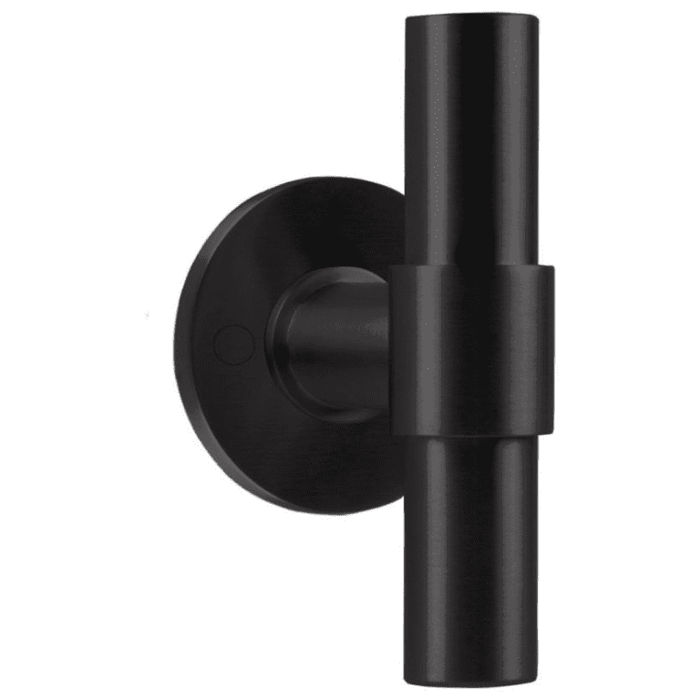Formani | Voordeurknop PBT100V Vast op Rozet | PVD Mat Zwart