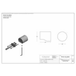 Formani | Voordeurknop GL200V Vast op Rozet | Brons