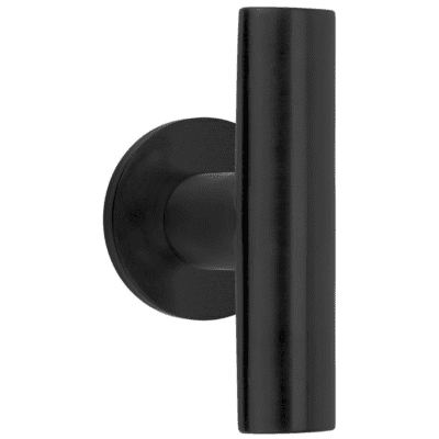 Formani | Voordeurknop PBI200V Vast op Rozet | PVD mat zwart