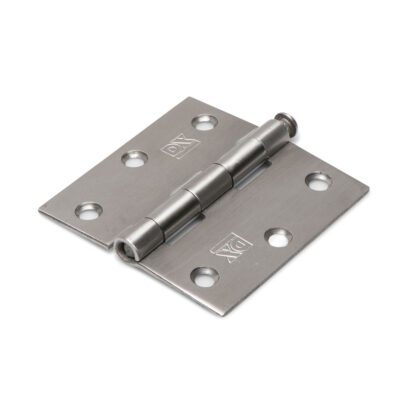 Dulimex Scharnier met losse RVS pen en rechte hoeken 76x76 mm RVS geborsteld