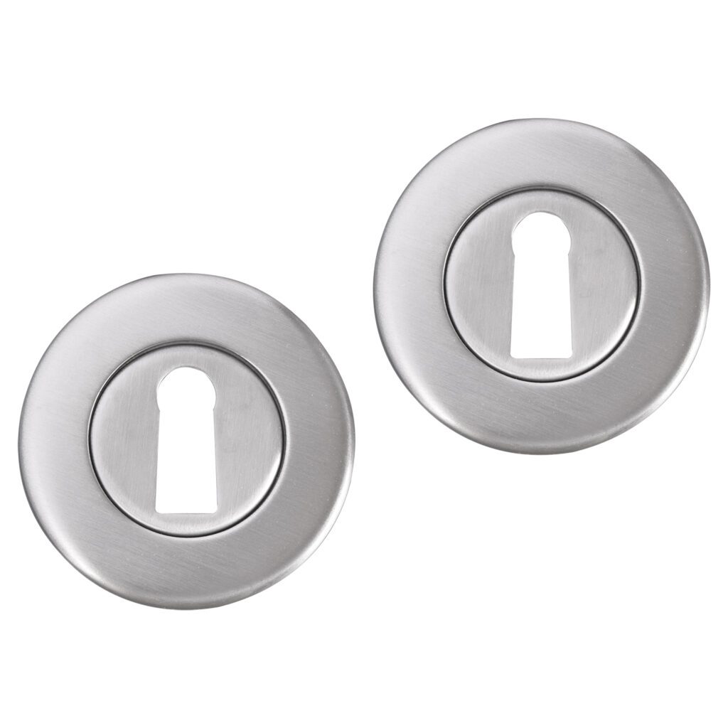 Differnz | Rozet met Sleutelgat | Mat Chroom | Rond | 53mm