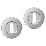 Differnz | Rozet met Sleutelgat | Mat Chroom | Rond | 53mm