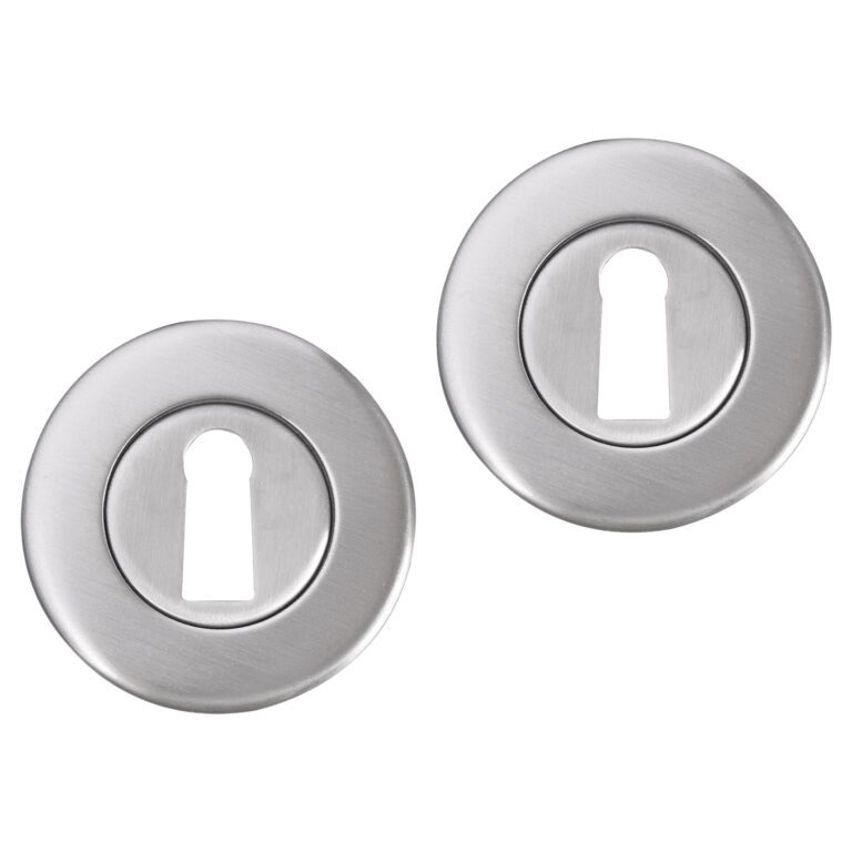 Differnz | Rozet met Sleutelgat | Mat Chroom | Rond | 53mm