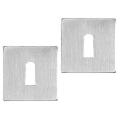 Differnz | Rozet met Sleutelgat | Mat Chroom | Vierkant | 52x52mm