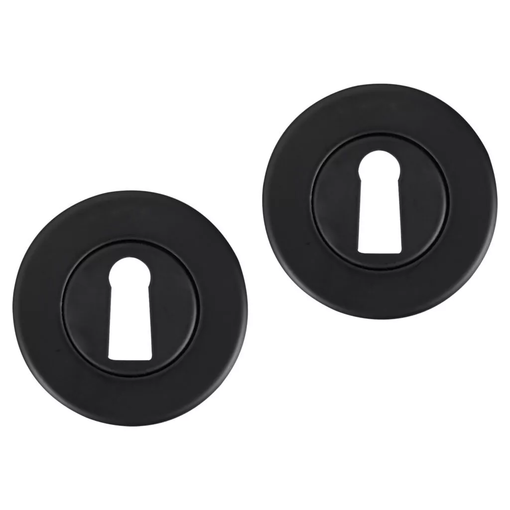 Differnz | Rozet met Sleutelgat | Zwart | Rond | 53mm