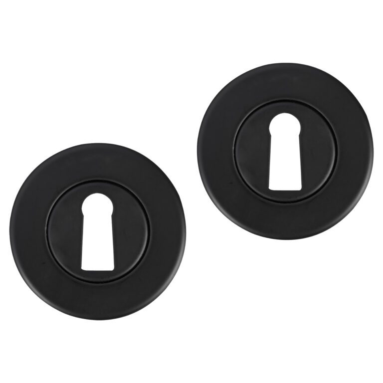 Differnz | Rozet met Sleutelgat | Zwart | Rond | 53mm