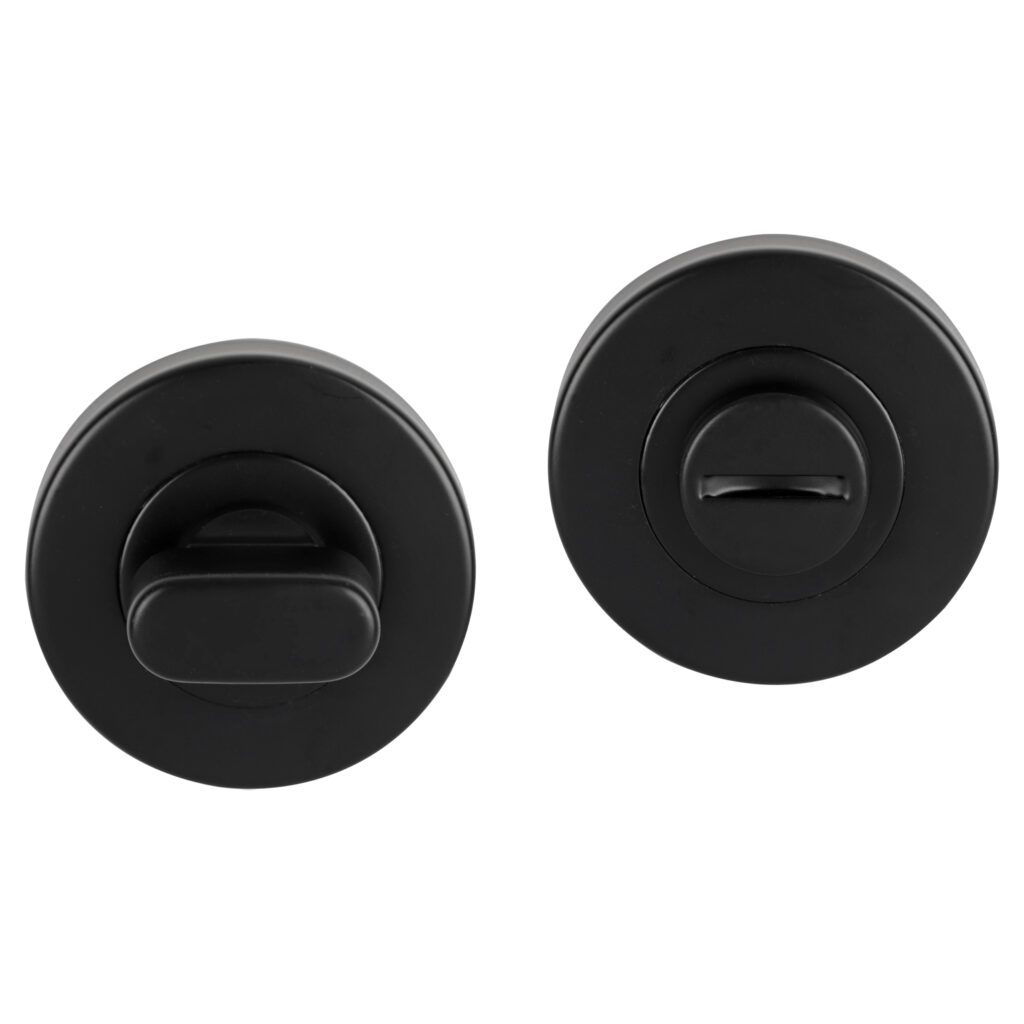 Differnz | WC Rozet | Zwart | Rond | 53mm