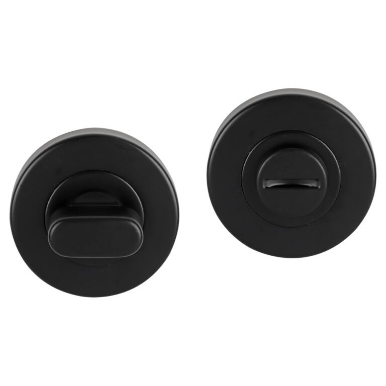 Differnz | WC Rozet | Zwart | Rond | 53mm