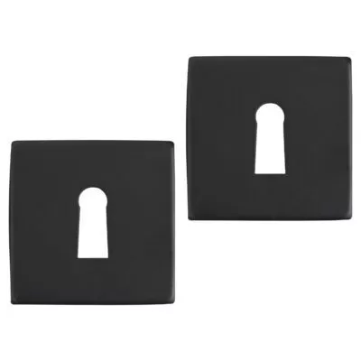 Differnz | Rozet met Sleutelgat | Zwart | Vierkant | 52x52mm