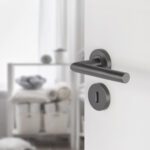 Differnz | Rozet met Sleutelgat | Gun Metal | Rond | 53mm