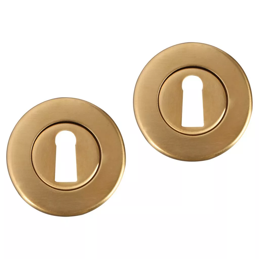 Differnz | Rozet met Sleutelgat | Goud | Rond | 53mm