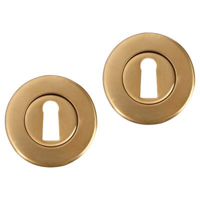 Differnz | Rozet met Sleutelgat | Goud | Rond | 53mm