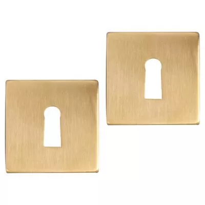 Differnz | Rozet met Sleutelgat | Goud | Vierkant | 52x52mm