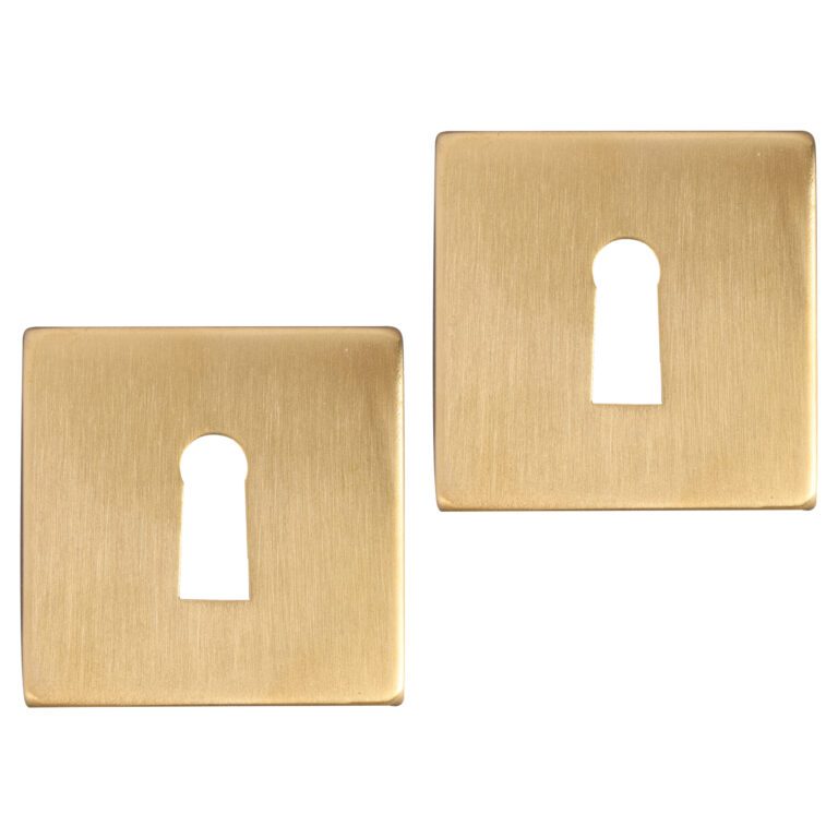 Differnz | Rozet met Sleutelgat | Goud | Vierkant | 52x52mm