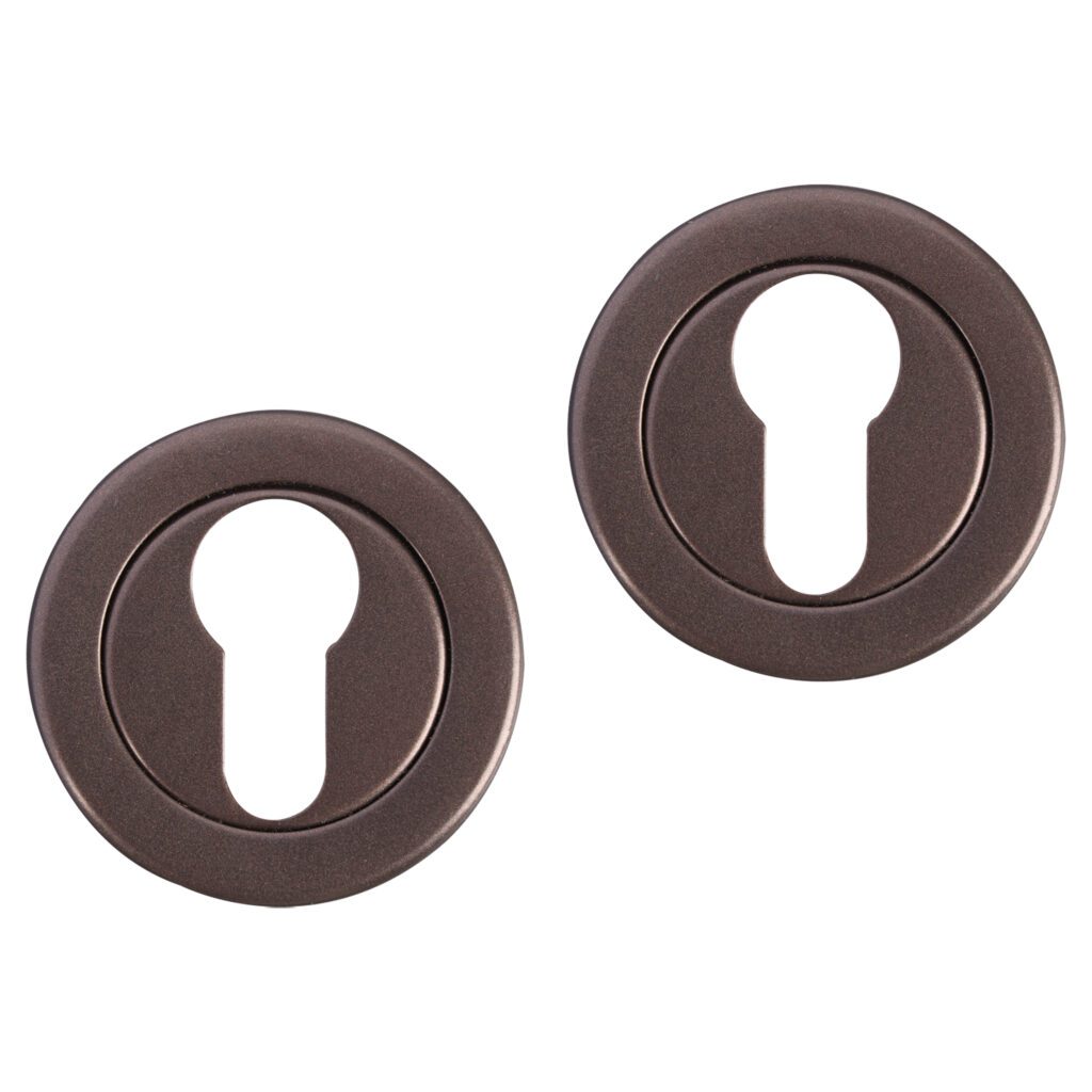 Differnz | Rozet met cilindergat | Brons | Rond | 53mm