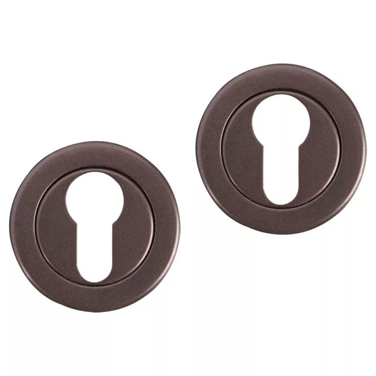 Differnz | Rozet met cilindergat | Brons | Rond | 53mm