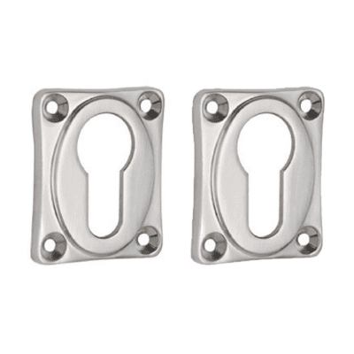 Cilinderrozet Ton met rechthoekig rozet nikkel mat